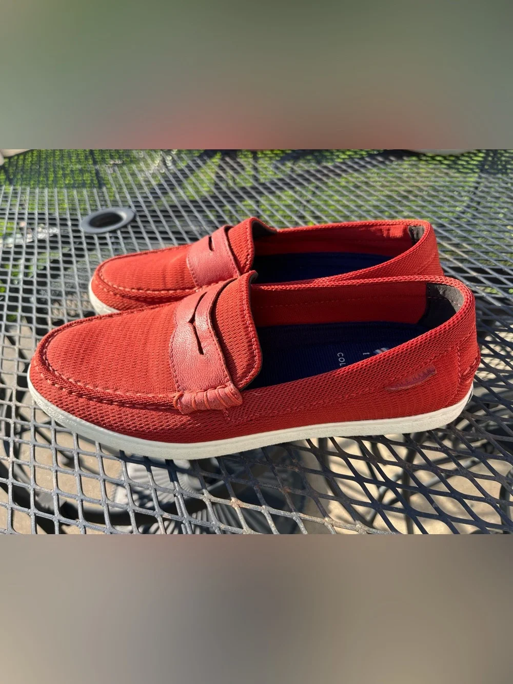Cole Haan Canvas/Leather Loafers